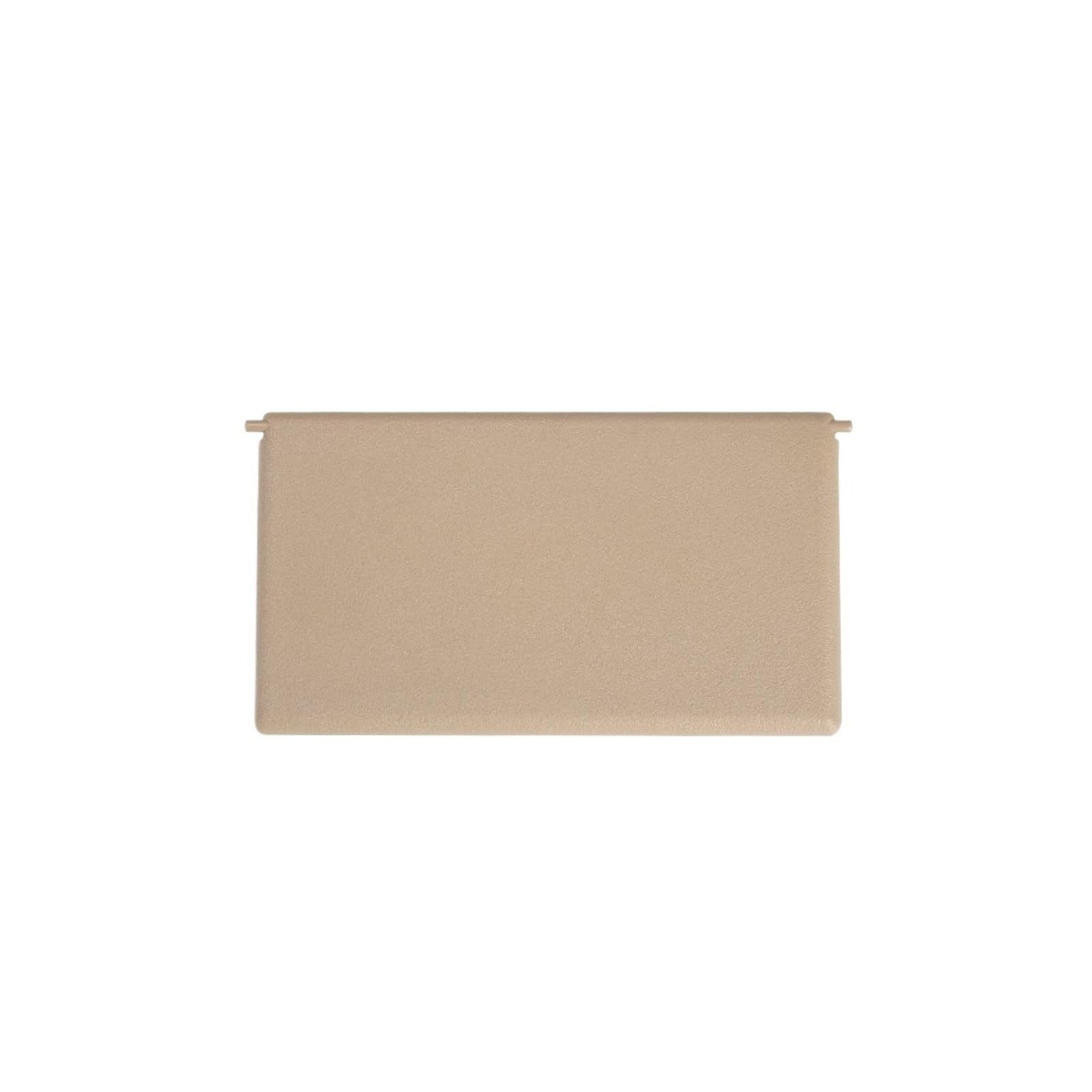 MEIZIYU Sonnenblenden-Spiegelabdeckung, passend for C-Klasse W203 A2038102110, Innenspiegel, Kosmetikspiegelabdeckung, Schwarz/Beige Visierspiegelkappe(Beige Model B) von MEIZIYU