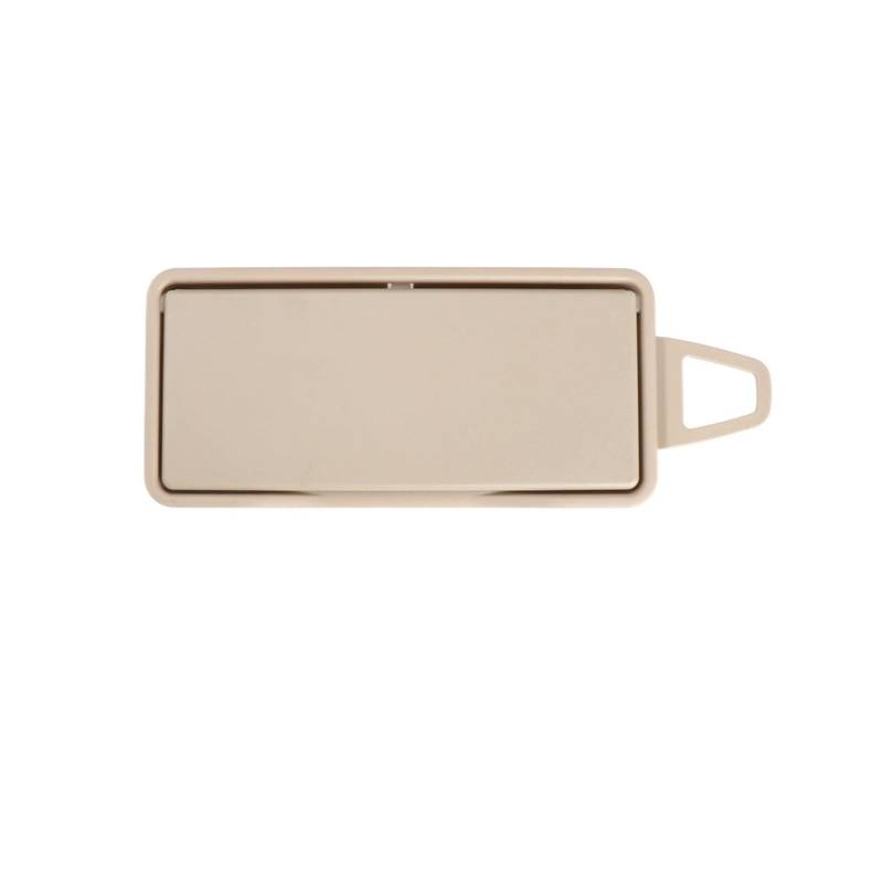 MEIZIYU Sonnenschutz-Visierabdeckung for den Autoinnenraum, passend for W212 W218 2128108100, Make-up-Kosmetikspiegel Visierspiegelkappe(Dark Beige Left) von MEIZIYU