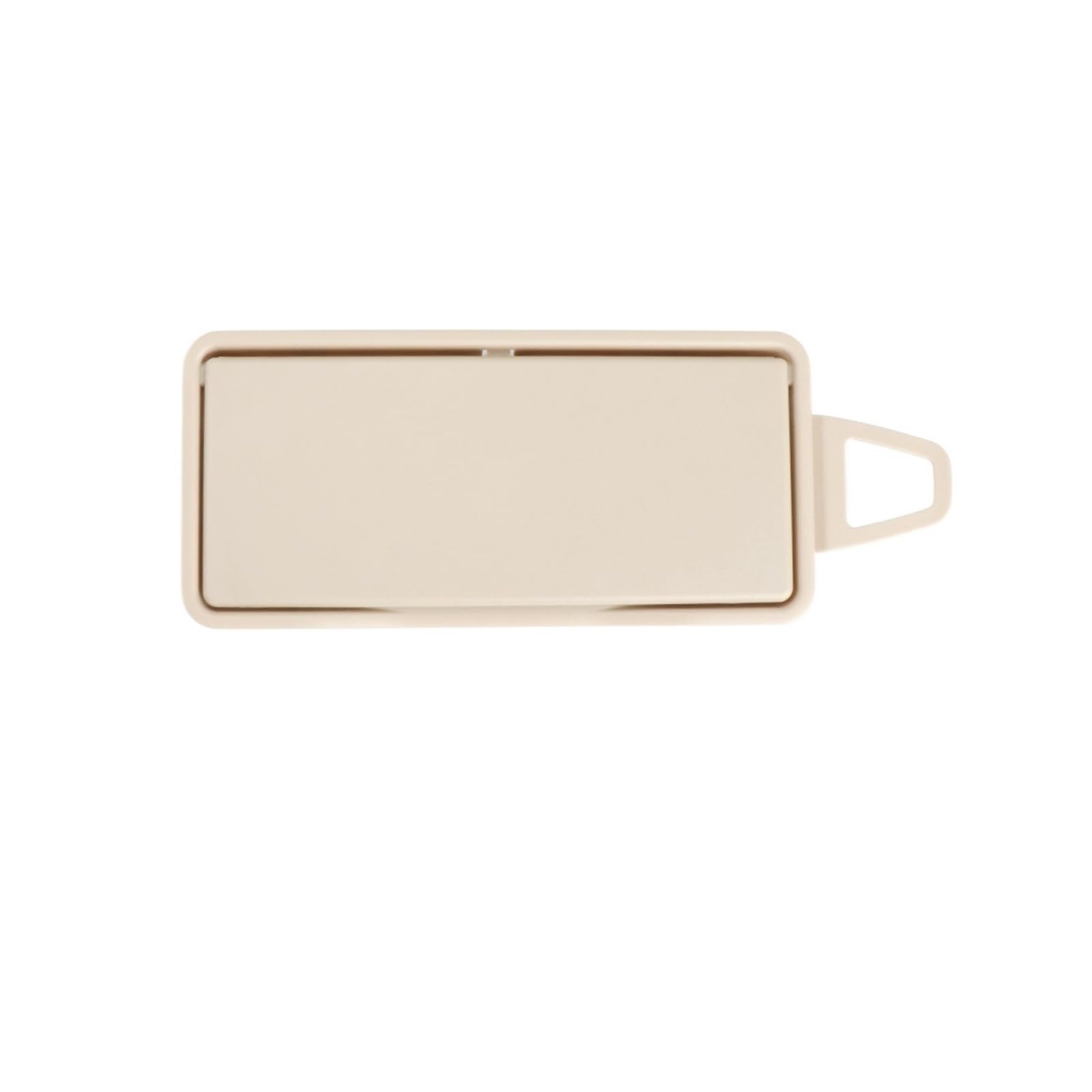 MEIZIYU Sonnenschutz-Visierabdeckung for den Autoinnenraum, passend for W212 W218 2128108100, Make-up-Kosmetikspiegel Visierspiegelkappe(Light Beige Left) von MEIZIYU