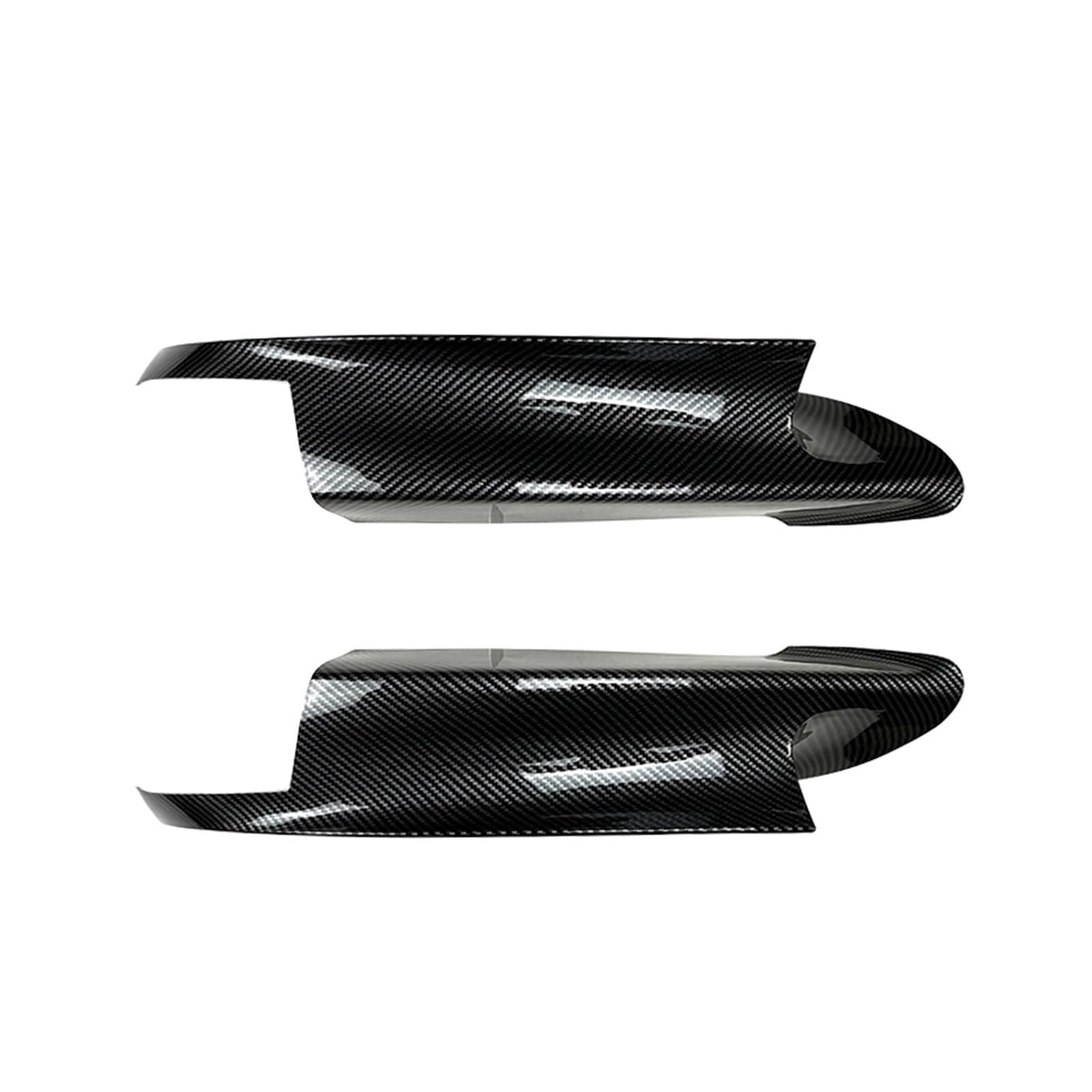 MEIZIYU Vorderer Seitendeckel-Lippenspoiler, passend for E90 E91 E92 E93 M3 2007–2013 Aerodynamische Lippe vorne(Carbon Fiber Look) von MEIZIYU