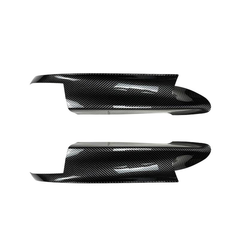 MEIZIYU Vorderer Seitendeckel-Lippenspoiler, passend for E90 E91 E92 E93 M3 2007–2013 Aerodynamische Lippe vorne(Carbon Fiber Look) von MEIZIYU