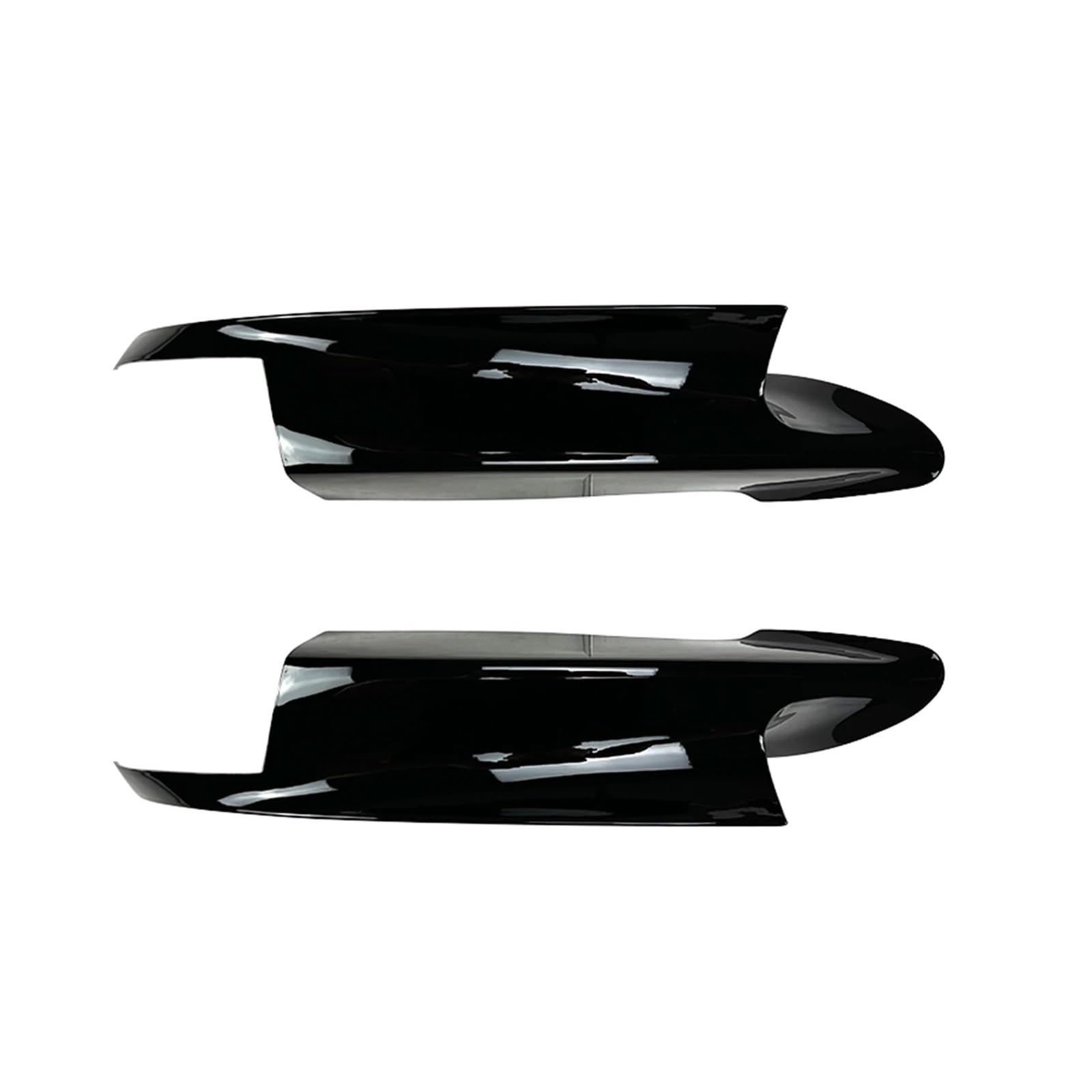 MEIZIYU Vorderer Seitendeckel-Lippenspoiler, passend for E90 E91 E92 E93 M3 2007–2013 Aerodynamische Lippe vorne(Glossy Black) von MEIZIYU