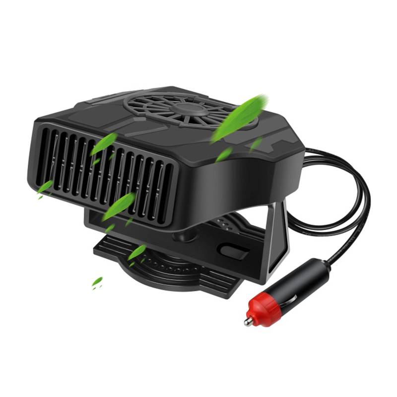 MENAYODA Auto Heizung 12V, Tragbare Autoheizung Schnell Aufheizende Entfroster Standheizung, 140W 360° Drehung Autoheizung Zigarettenanzünder (12V) von MENAYODA