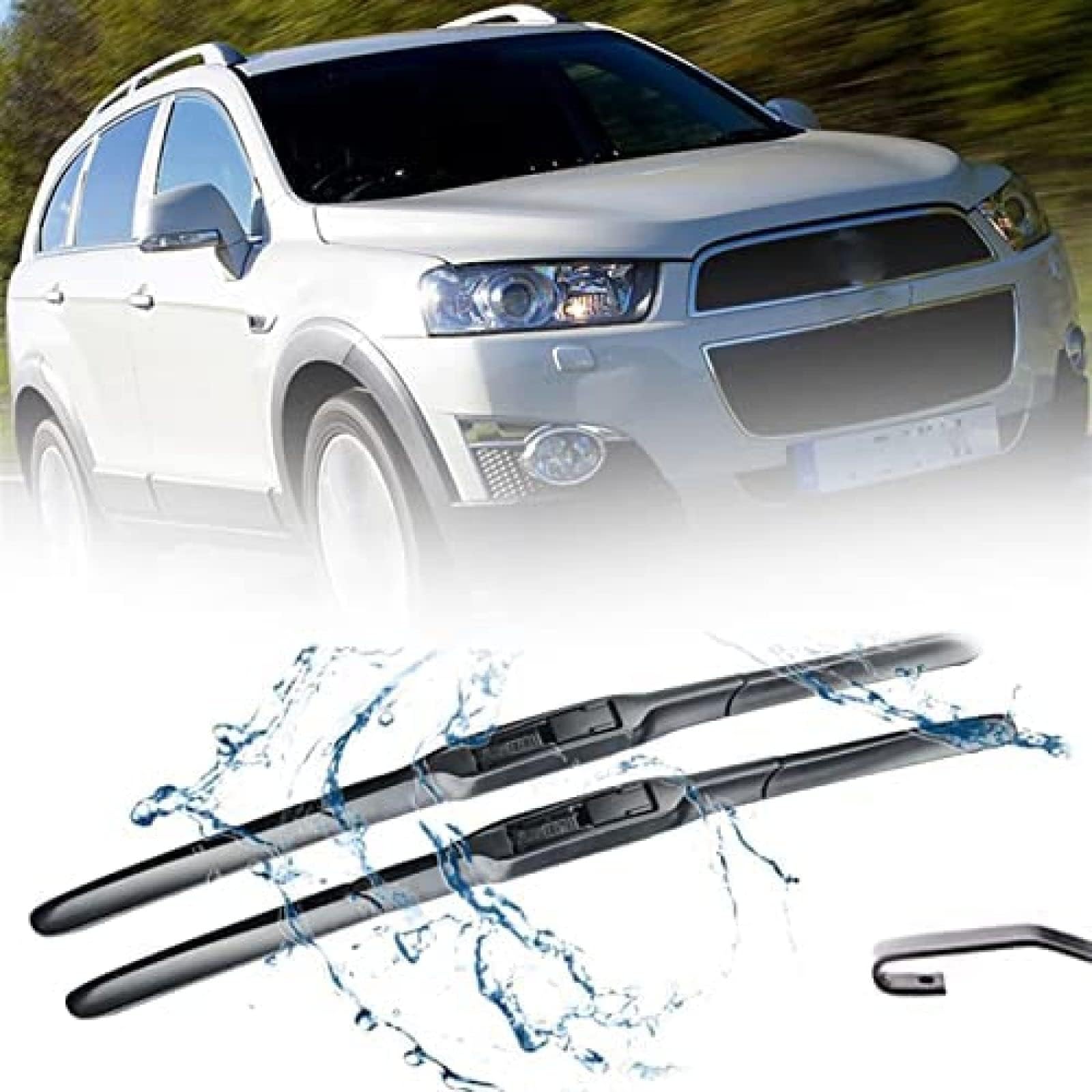 24"+16" Scheibenwischerblätter für Chevrolet für Captiva C100 C140 2007 2008 2009 2010 2011 2012 2013 2014 2015 2016 2017 Frontscheibenwischerblätter Scheibenwischer von MENGCH