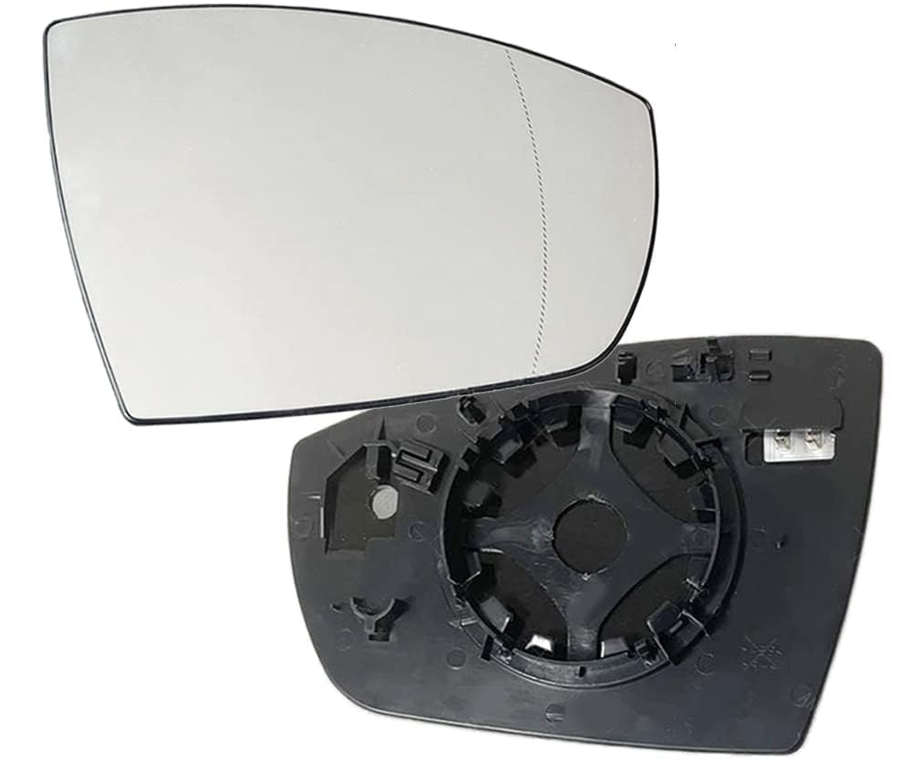 Car Wing Mirrors, Replacement Mirror Glasses Wing Door Mirror Replacement Parts, Replacement Mirror Glasses, compatible for Skoda Octavia Mk3 5E T-Roc T-Cross Nivus 2013-2021,Left von MENGCH