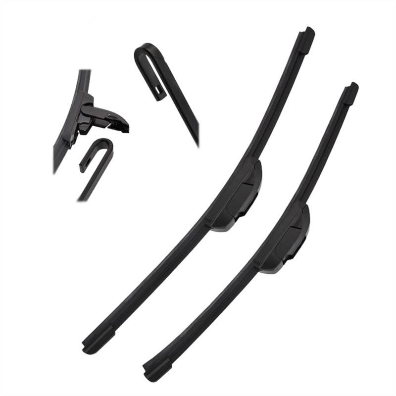 Scheibenwischer Für Nissan Für Qashqai J11 26 '' + 16 '' 2014-2021 Fit U Haken Arm Auto Wischerblatt Fenster Windschutzscheibe Scheibenwischerblatt Zubehör,Style A 26 16-Left Steering von MENGCH