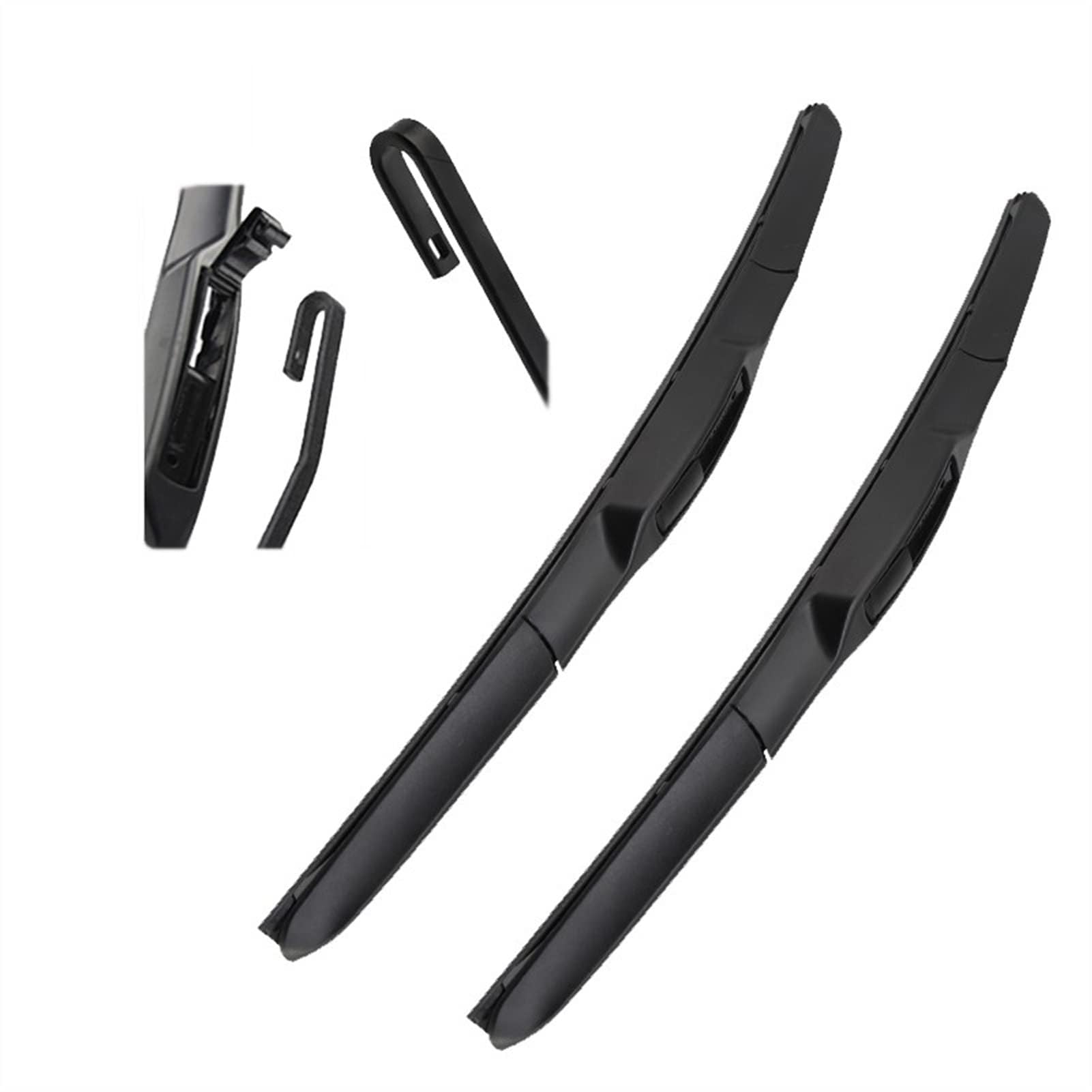 Scheibenwischer Für Nissan Für Qashqai J11 26 '' + 16 '' 2014-2021 Fit U Haken Arm Auto Wischerblatt Fenster Windschutzscheibe Scheibenwischerblatt Zubehör,Style B 26 16-Right Steering von MENGCH