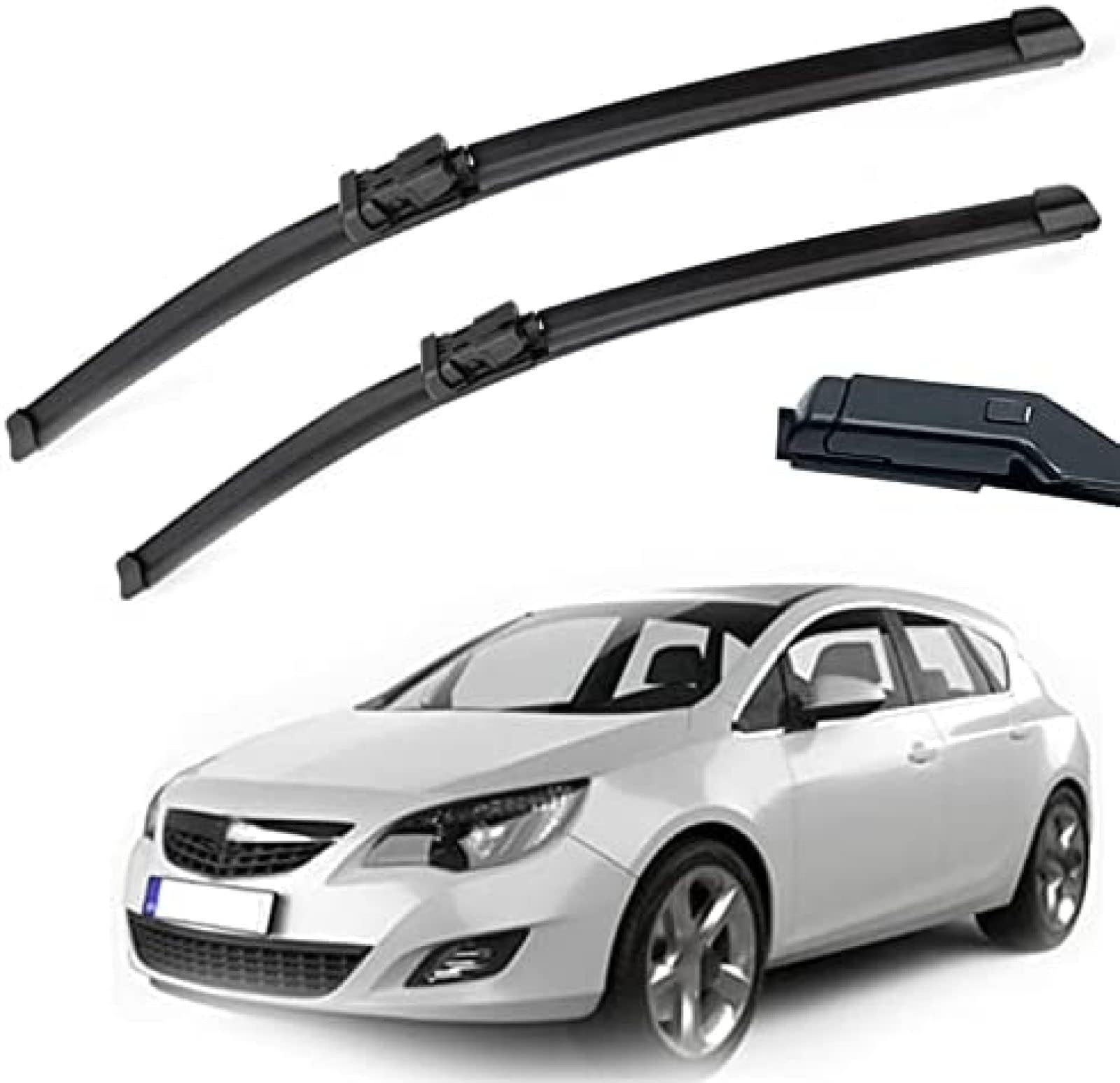 Scheibenwischer Teile 2 Stück Auto Frontscheibenwischerblätter Set für Opel für Astra J 2009 2010 2011 2012 2013 2014 2015 Scheibenwischerblätter 27 "+ 25" von MENGCH