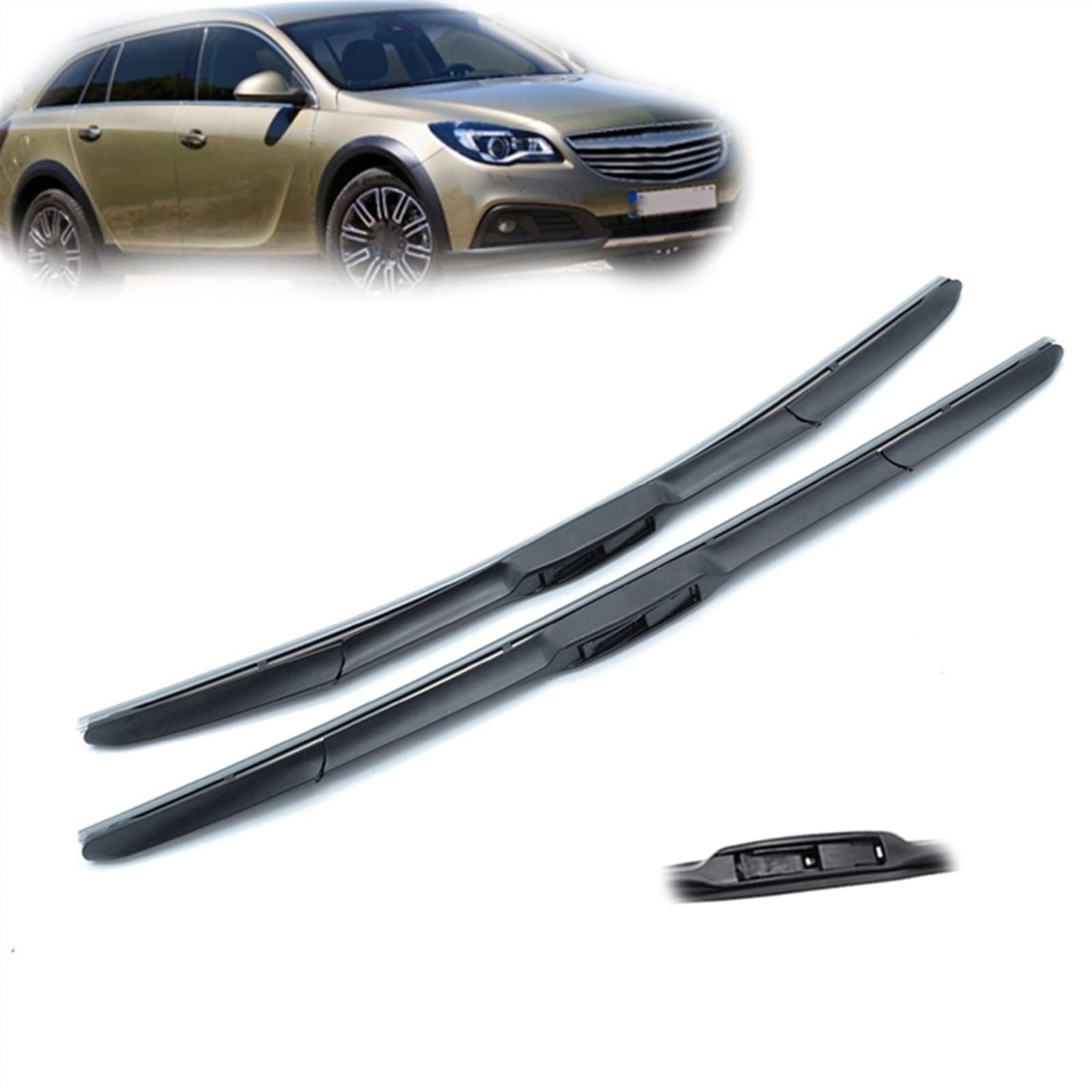 Scheibenwischer Teile 2 Stück Frontscheibe Scheibenwischerblätter Set Für Opel Für Insignia 2008 2009 2010 2011 2012 2013 2014 2015 2016 2017 Wischer 24''+18'' von MENGCH