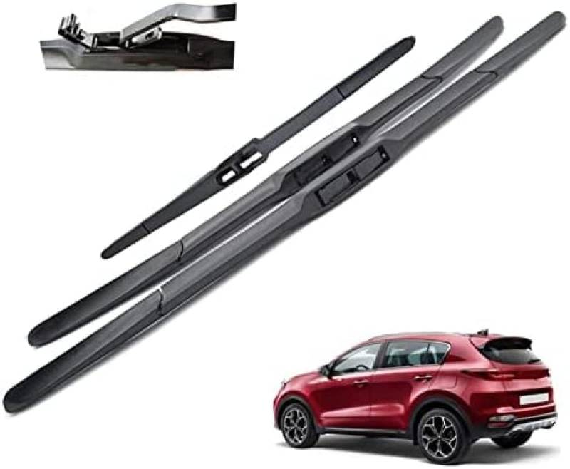 Scheibenwischer Teile vorne und hinten Wischerblätter Set für Kia für Sportage QL 2016 2017 2018 2019 2020 Windschutzscheibe Windschutzscheibe Fenster 26 "16" 11 " von MENGCH