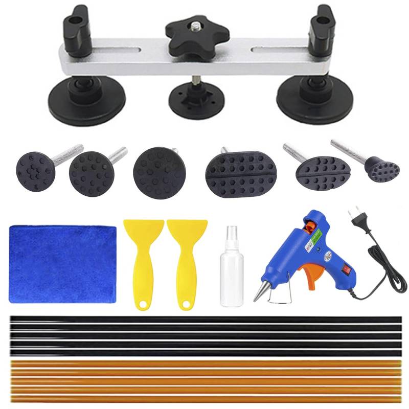 MENQANG Dent Repair Kit Werkzeuge, Body Dents Remover Kit für Auto Auto Body Hail Damage Fahrzeug Dellen/Hagel Schaden Entfernen von MENQANG