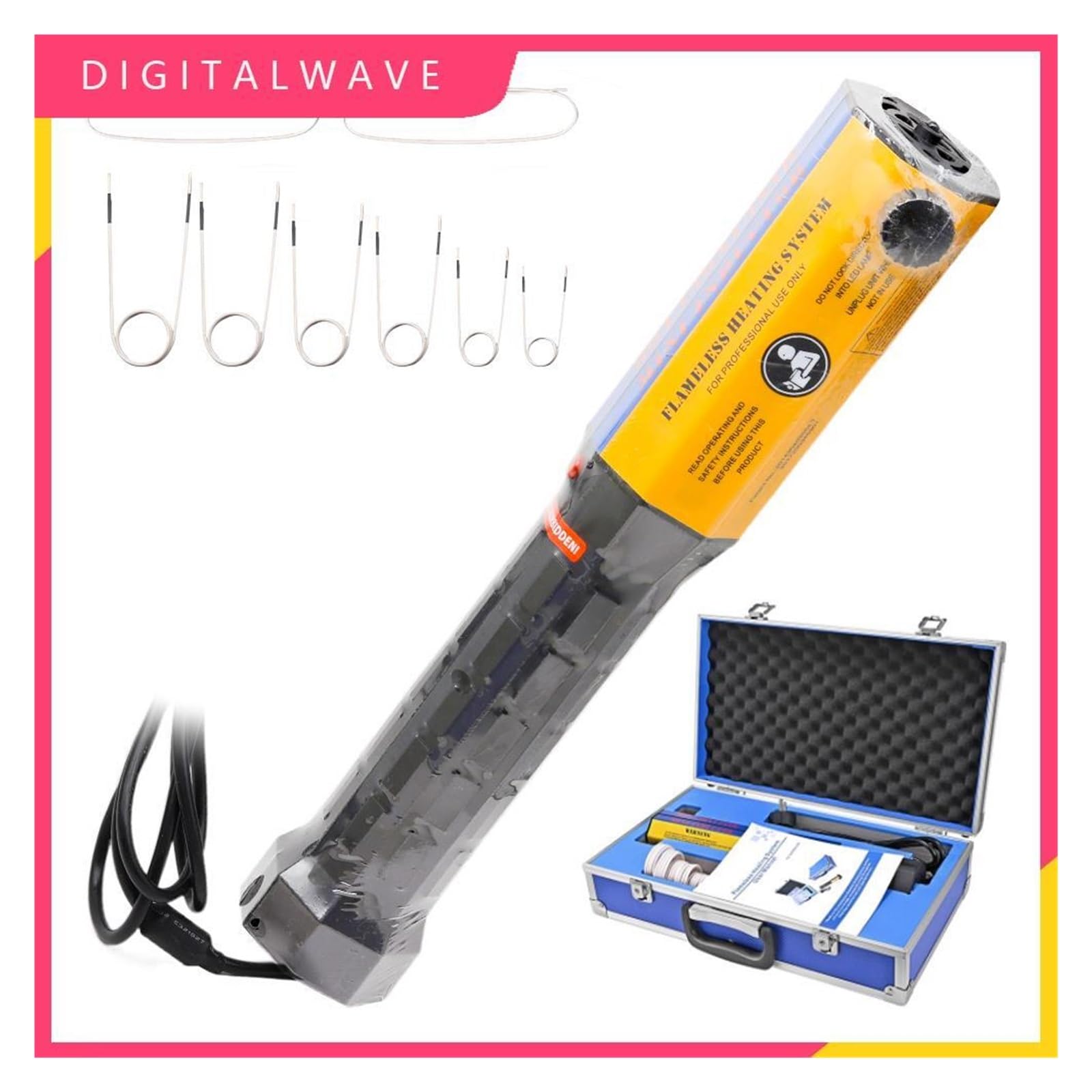 Induktionsheizgerät 1000 W magnetisches Induktionsheizgerät mit 8 Spulen, flammenlose Heizmuttern, Zahnräder, Lager, elektromagnetische Induktionsheizung Ermöglicht einfache Demontage und Reparatur(8 von MERHOVO