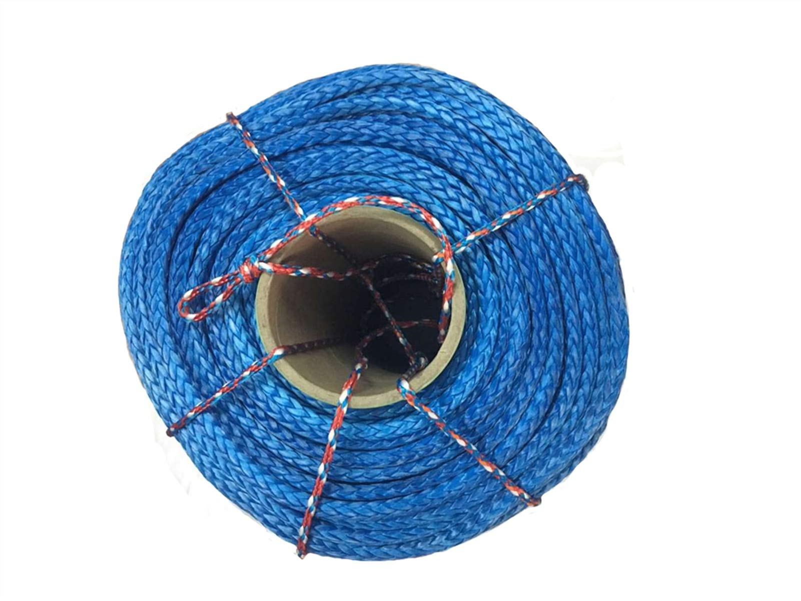 Windenkabel 12mm x 100 Meter synthetische Seilwindelinie Großartiges Aussehen und Kompatibilität(Blue) von MERHOVO