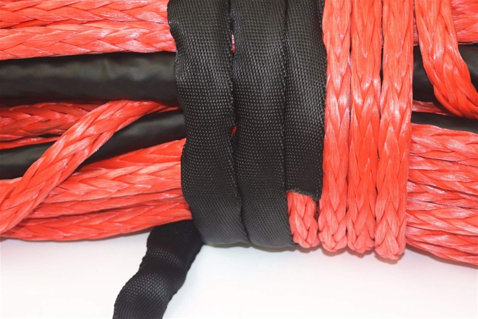 Windenkabel 14mm * 45m rotes Synthetisches Seil, Bootswindekabel, Abschleppseile for Offroad-Auto Großartiges Aussehen und Kompatibilität von MERHOVO