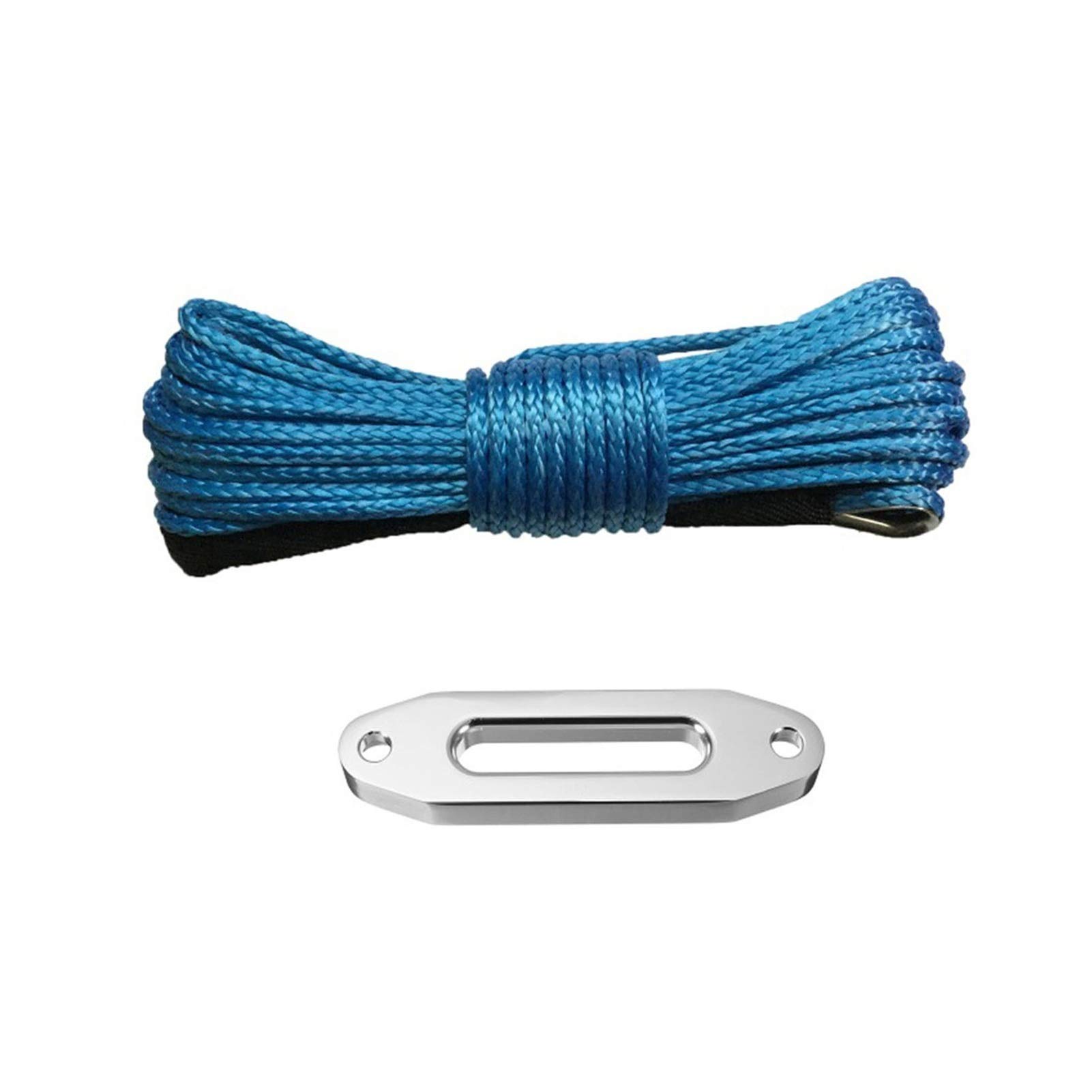 Windenkabel 6mm * 15m Synthetisches Seil 4000LBs Aluminium Hawse Fairlead, Off Road Seil, Kevlar Winch-Kabel, Plasma-Seil Großartiges Aussehen und Kompatibilität(Blue) von MERHOVO