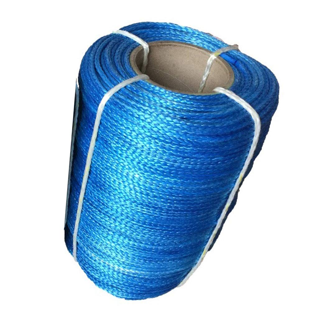 Windenkabel 7mm x 100m Synthetisches Winde-Festmacher-Linienkabel Großartiges Aussehen und Kompatibilität(Blue) von MERHOVO