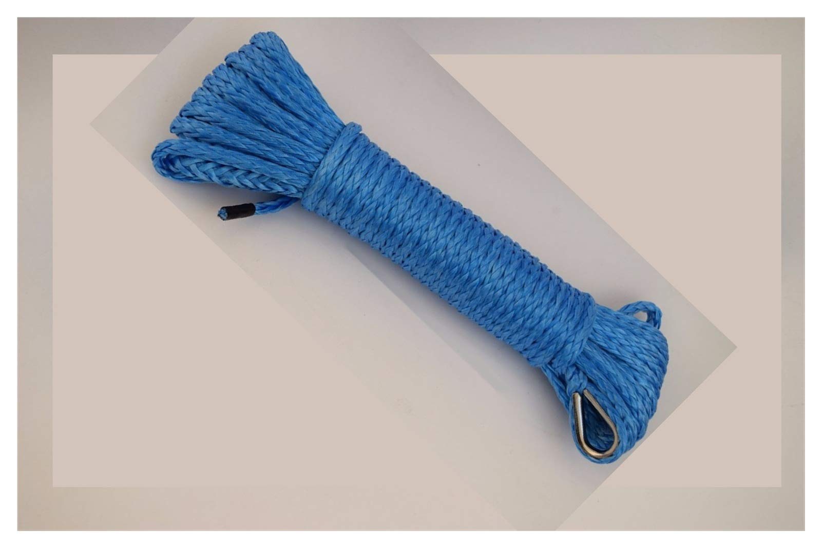 Windenkabel Blaues 5mm * 15m Synthetisches Seil, ATV Winchkabel, Seil for ATV Winde, ATV Winch Relay, Winde Seil Großartiges Aussehen und Kompatibilität von MERHOVO