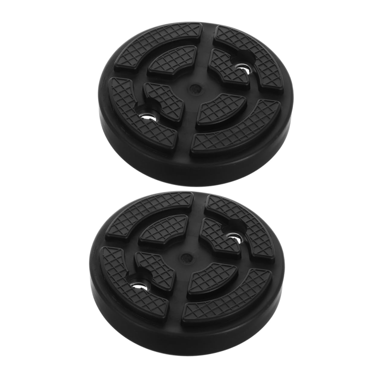 MERRYHAPY 2 Stück Auto Wagenheber Unterstützung Gummiblock Wagenheber Pad Adapter Geschlitzter Puck Quetschschweißung Seitenrahmen Universell Für Die Meisten Autos von MERRYHAPY