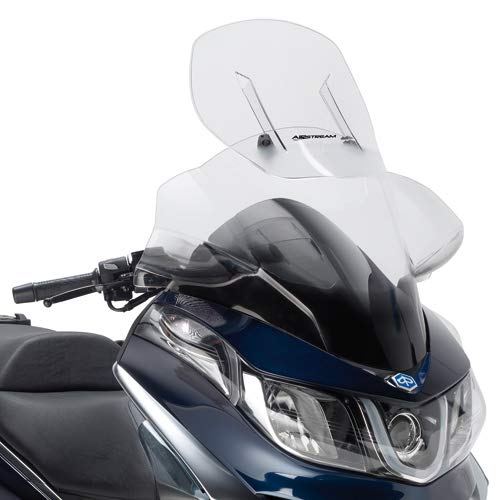 Bildschirm für Piaggio X10 125 350 500 2012 2013 2014 2015 2016 KAPPA Farbe transparent Schiebevorrichtung spezifisch AIRSTREAM von MES