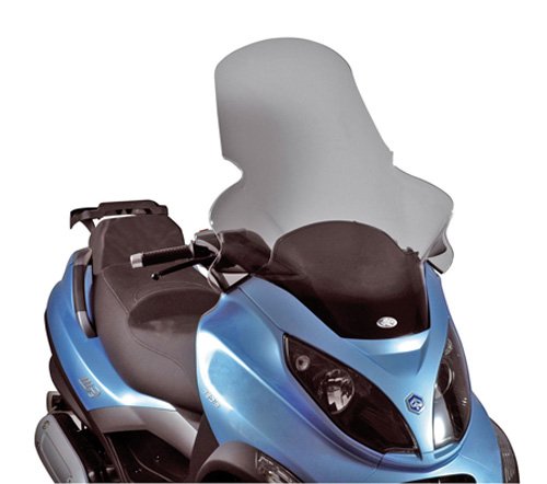 Sehr großes Windschild Piaggio Mp3 125/250/300/400 2006 2007 2008 2009 2010 2011 KAPPA Farbe transparent 40 cm höher als Orig. '06-'08, 24 cm höher als Orig. '099. -'11 von MES