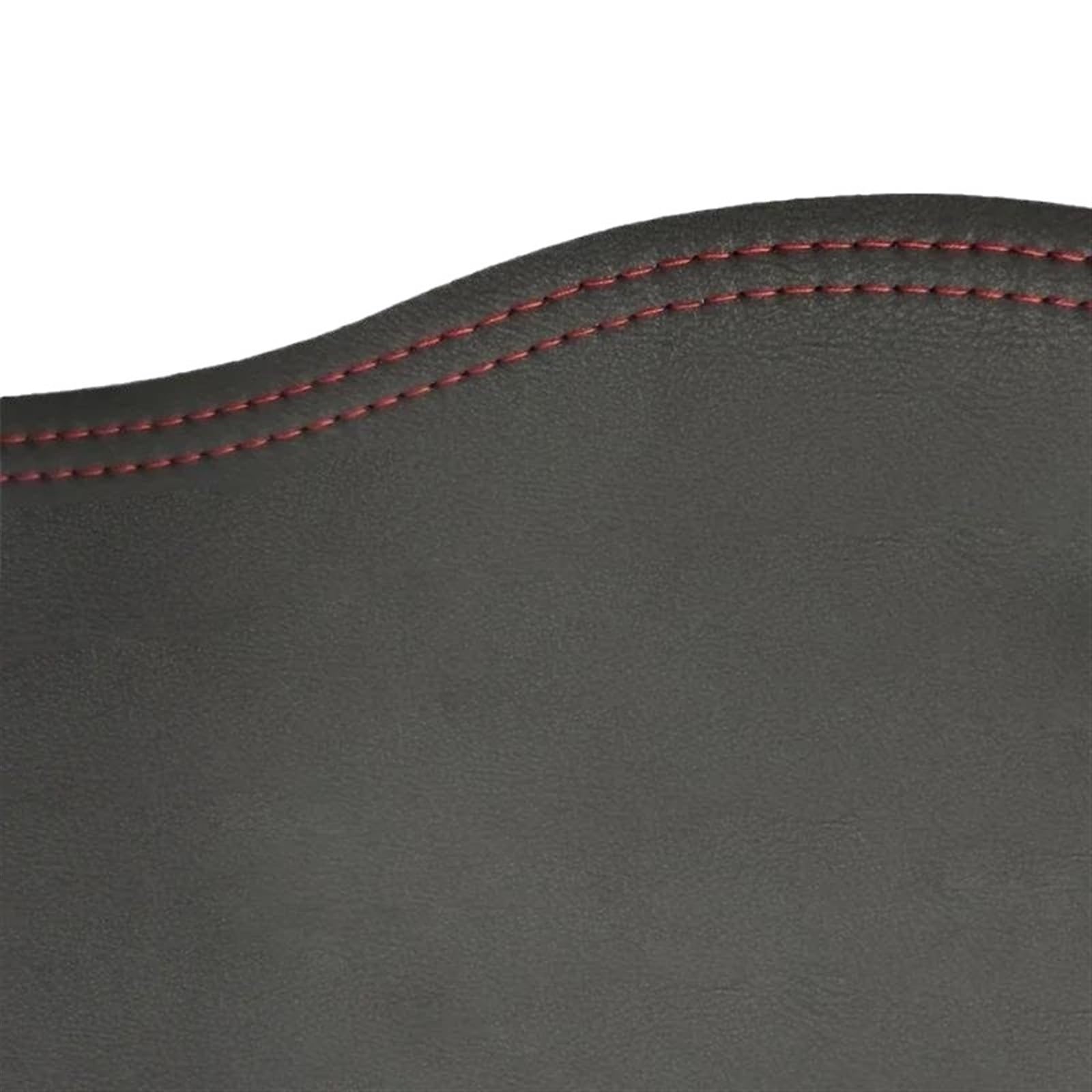 Armaturenbrett Teppich Für Toyota Für Land Für Cruiser Für Prado 120 J120 2003 2004 2005 2006 2007 2008 2009 Anti-Rutsch-Matte Armaturenbrett-Abdeckung(Leather-Red,Lhd) von MESKEL