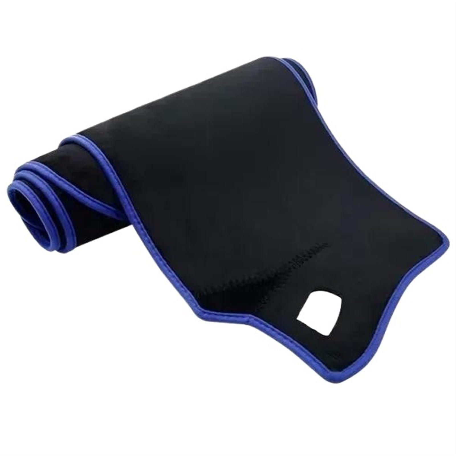 Armaturenbrett Teppich Für VW Für Touareg 7L 2002 2003 2004 2005 2006 2007 2008 2009 2010 Auto Armaturenbrett Abdeckung Sonnenschutz rutschfeste Matte(A Blue Edge,Lhd) von MESKEL