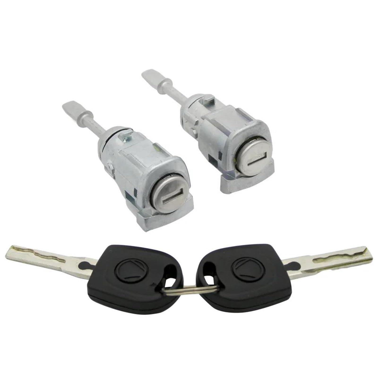 Autotürverriegelung Stellmotor 604837167/168 Links RECHTS TÜRSCHLOSS Barrel Zylinder Für VW Für Golf IV MK4 Für Bora Für Polo Für Skoda Für Fabia(L-R Assemble Lock) von MESKEL