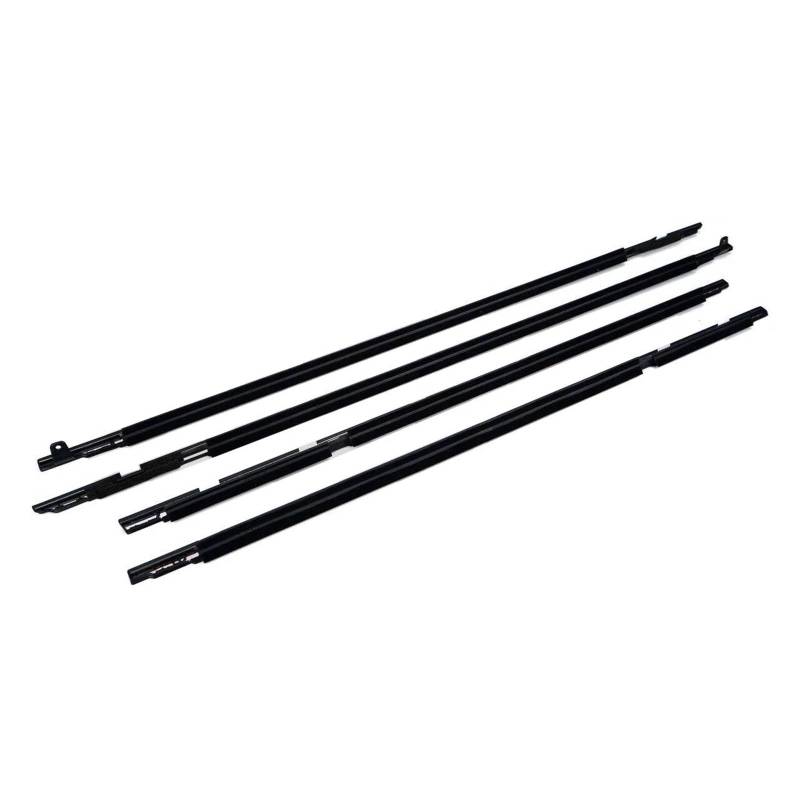 Fensterdichtungen Window Weatherstrip 4 STÜCKE Für Toyota Für Land Für Cruiser 80 Für Serie LX450 1991-1998 Äußere Windows Gummi Weatherstrip Tür Abdichtung Gürtel Moulding Trim(Schwarz) von MESKEL