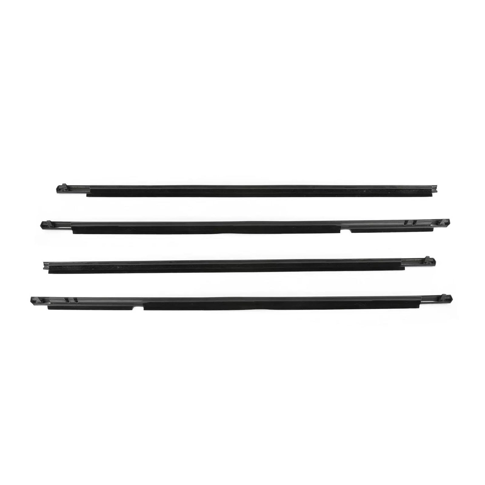 Fensterdichtungen Window Weatherstrip 7571002210 Für Toyota Für Corolla 2008-2010 2011 2012 2013 Fenster Weathers 4Pcs Vorne Hinten Gummi Trim Seal Gürtel Abdichtung Streifen 7573012300(Schwarz) von MESKEL