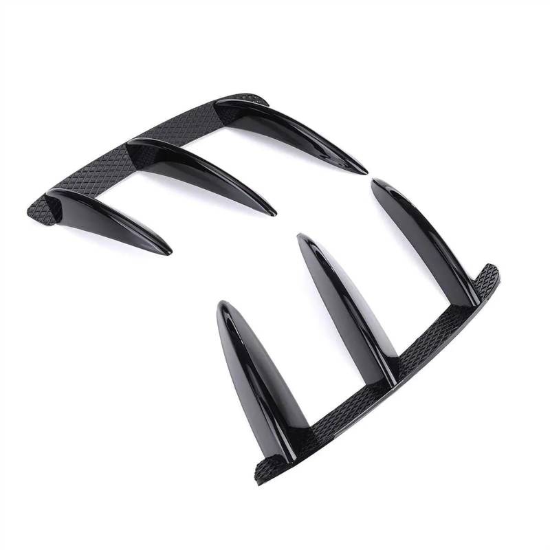 Heckspoilerflügel 1 Paar Auto Hintere Stoßstange Lip Spoiler Splitter Canards Für Benz W176 A200 A250 A45 Für AMG Für Fließheck Für Sport 2013-2016 Auto Heckflügel(Type A) von MESKEL