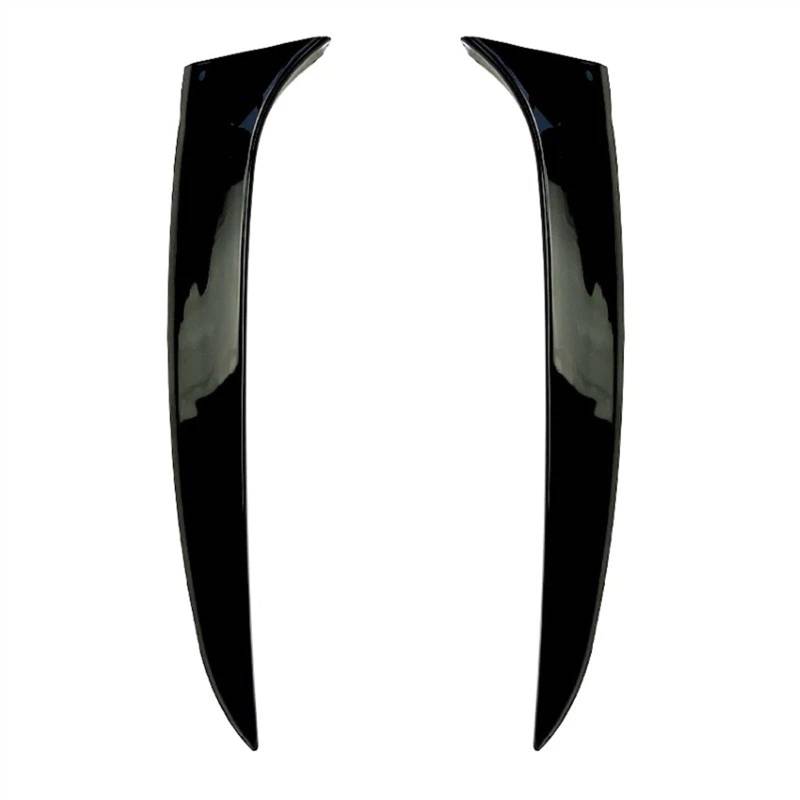 Heckspoilerflügel 2PCS ABS Helle Schwarz Für KIA Für Sportage R 2011 2012 2013 2014 2015 Auto Hinten Fenster Spoiler Seite Flügel Abdeckung Trim Auto Heckflügel von MESKEL