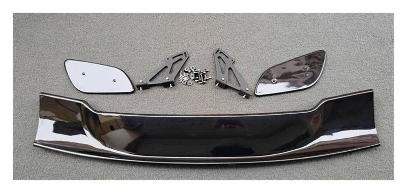 Heckspoilerflügel Für Jaguar Für XE XF XJ 2012 2013 2014 2015 Limousine Spoiler Auto-Styling Carbon Fiber Hinten Stamm Spoiler Flügel 083453488 Auto Heckflügel(Gloosy Black) von MESKEL