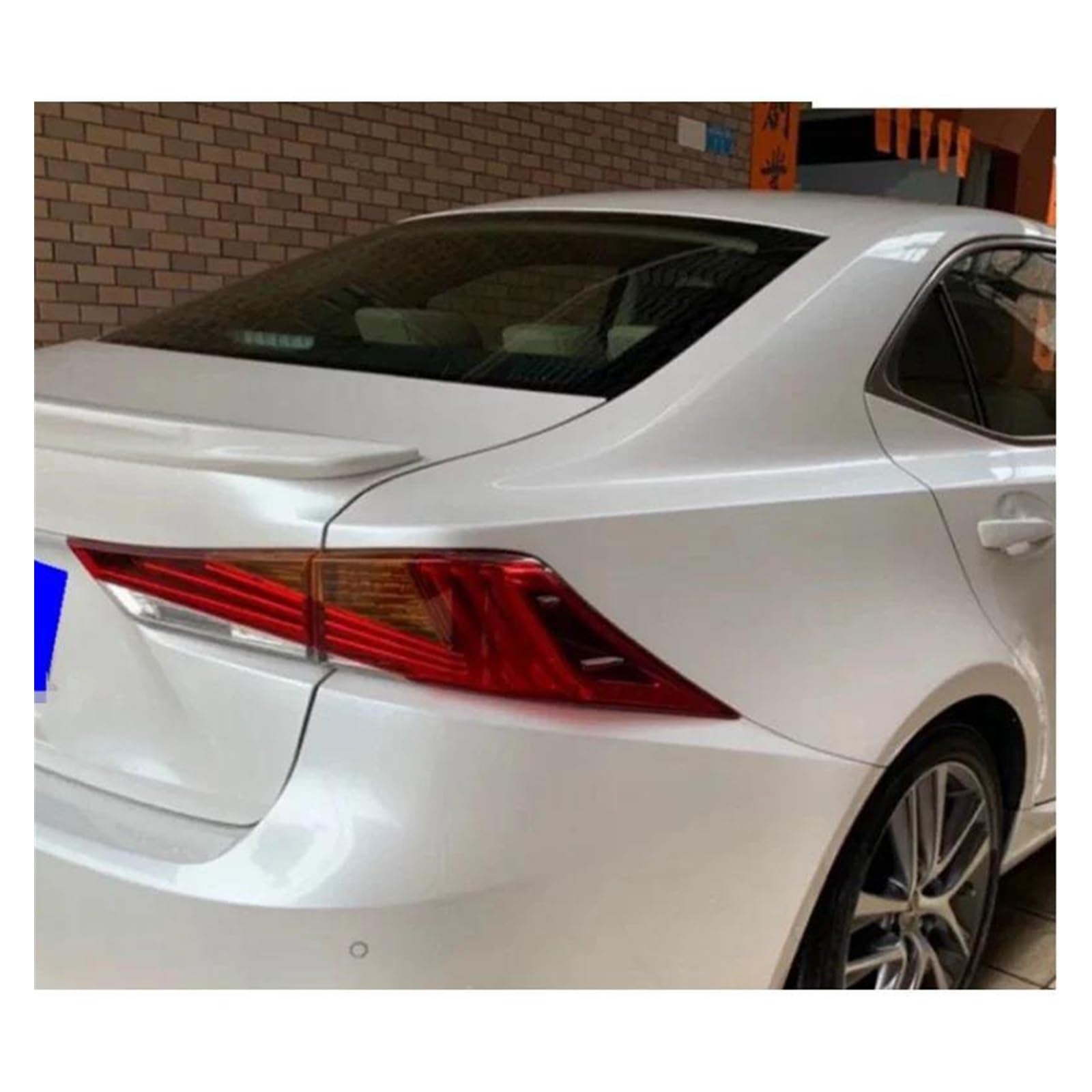 Heckspoilerflügel Für Lexus Für IS250 Für IS300 Für IS200 2013 2014 2015 2016 2017 Auto Hinten Flügel Primer Farbe Heckspoiler Auto Heckflügel(Weiß) von MESKEL