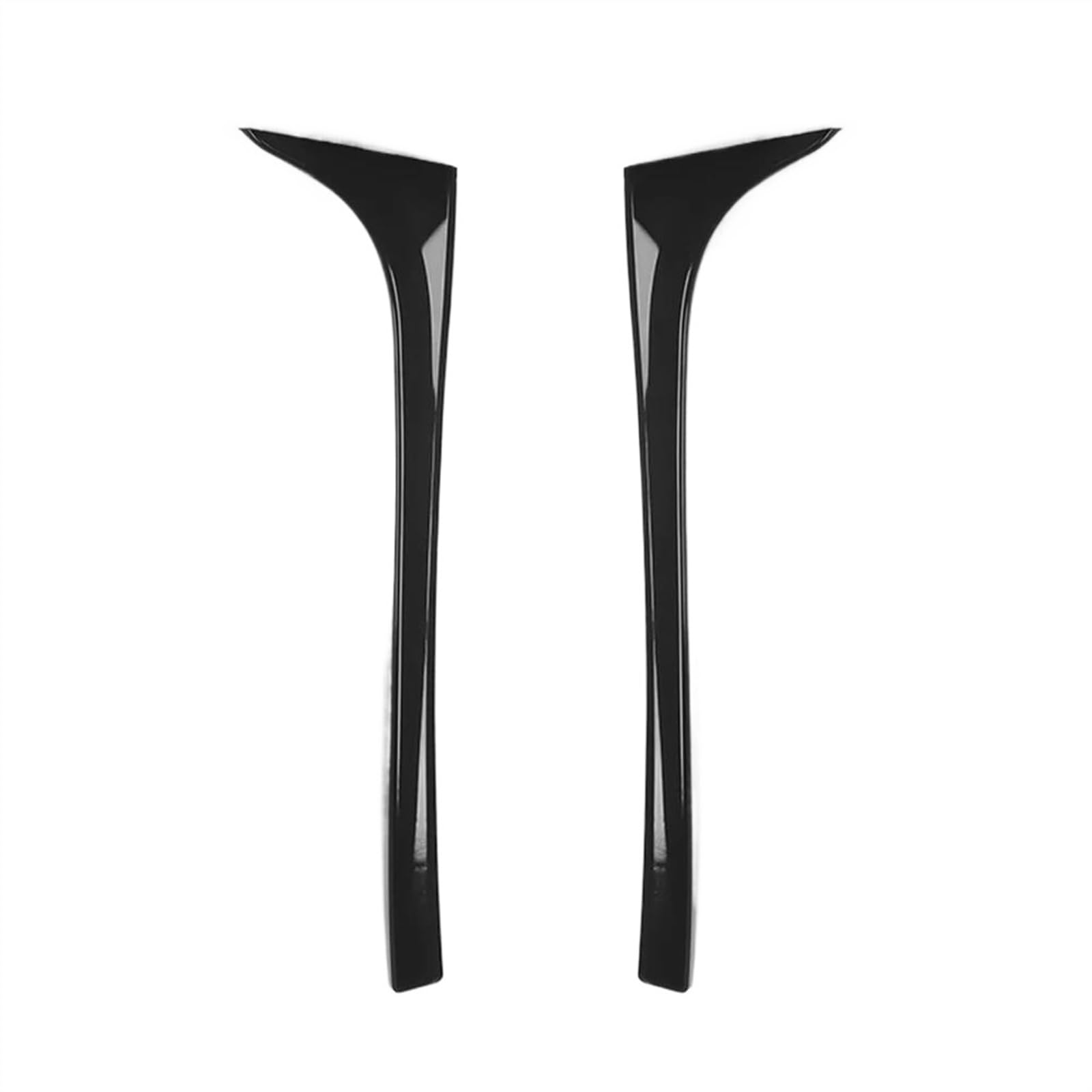 Heckspoilerflügel Für VW Für Golf 7 7,5 MK7 MK 7,5 2014 2015 2016 2017 2018 Hinten Fenster Seite Stamm Spoiler Canard Canards Splitter Auto Heckflügel(Bright Black) von MESKEL