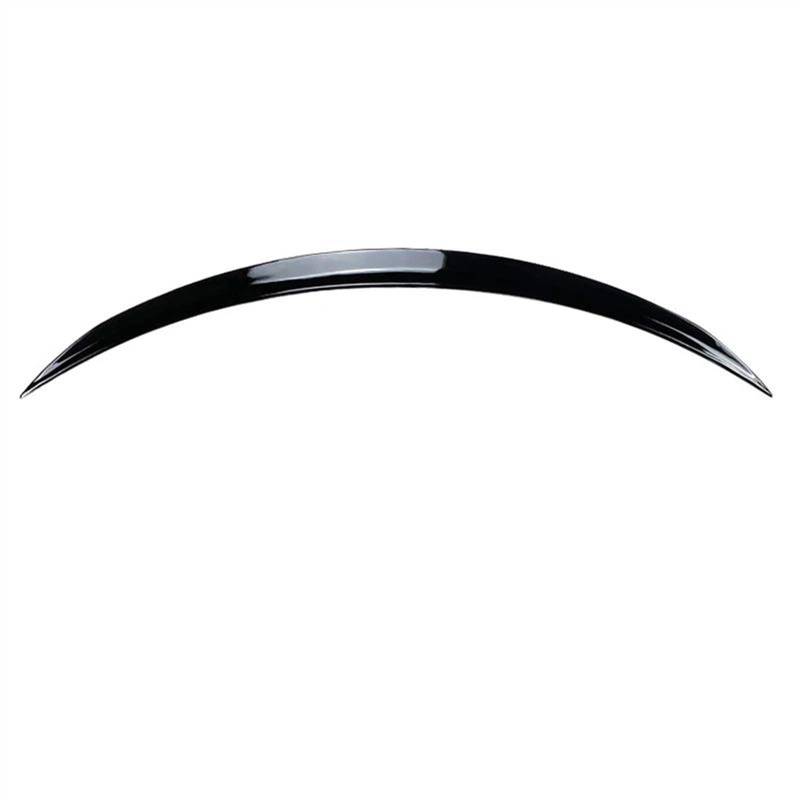 Heckspoilerflügel Schwanz Flügel Feste Wind Spoiler Hinten Flügel Auto Feste Wind Zubehör Dekoration Für C-Klasse Coupe C205 2015-2021 Für AMG Auto Heckflügel(Gloss Black) von MESKEL