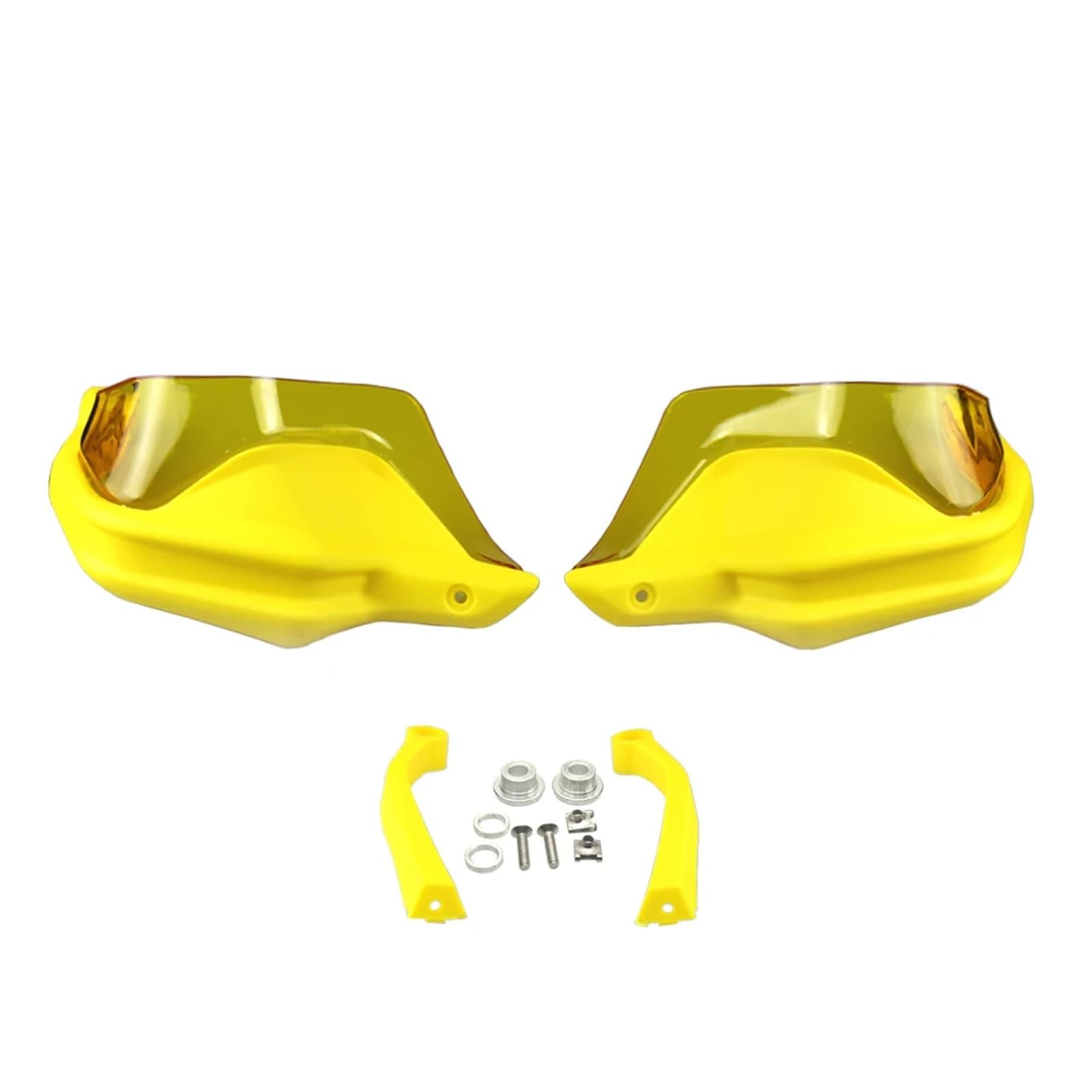 Lenker Griffschutz Schild Für VOGE DS525X Für Valico 525 Für 525DSX 2023-2024 Motorrad Hand Guard Protector Lenker Handprotektoren Schild Motorrad Handschutz(Yellow-Yellow) von MESKEL