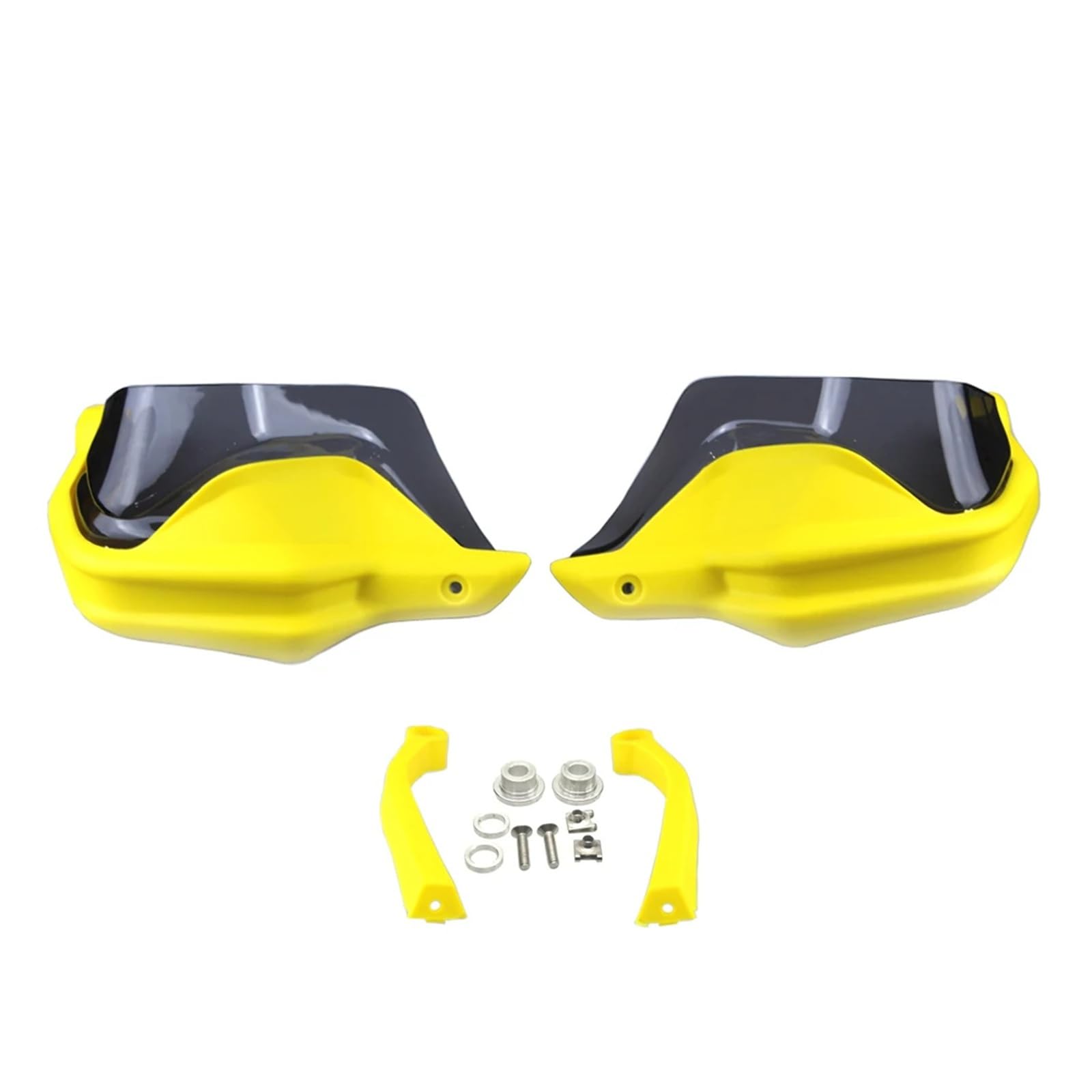 Lenker Griffschutz Schild Motorradzubehör DS 525X Handschutzschutz für VOGE DS525X für Valico 525 Lenkerhandprotektoren Schild für 525DSX 2023-2024 Motorrad Handschutz(Yellow-Grey) von MESKEL