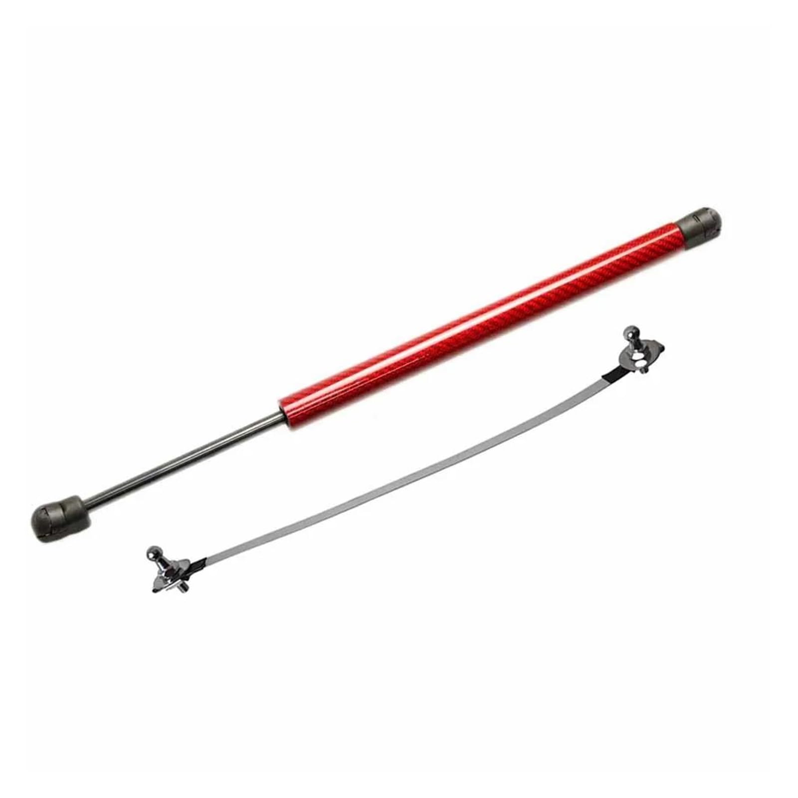 Motorhauben Gasfeder Dämpfer 1PC Gas Strut Für Sitz Für Tarraco 2018-2024 Front Hood Bonnet Lift Unterstützung Stoßdämpfer Hydraulische Dämpfer Prop Stange Frühling(Red Carbon Fiber) von MESKEL