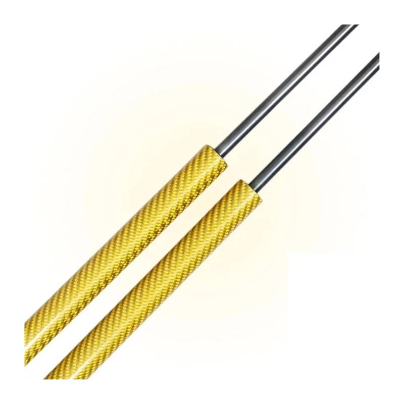 Motorhauben Gasfeder Dämpfer 2 Für Benz Für W203 Für CL203 Für C209 Für S203 Für A209 Motorhaube Auto Motor Carbon Fiber Rod Strut Stoßdämpfende Federbein(Yellow Carbon Fiber) von MESKEL