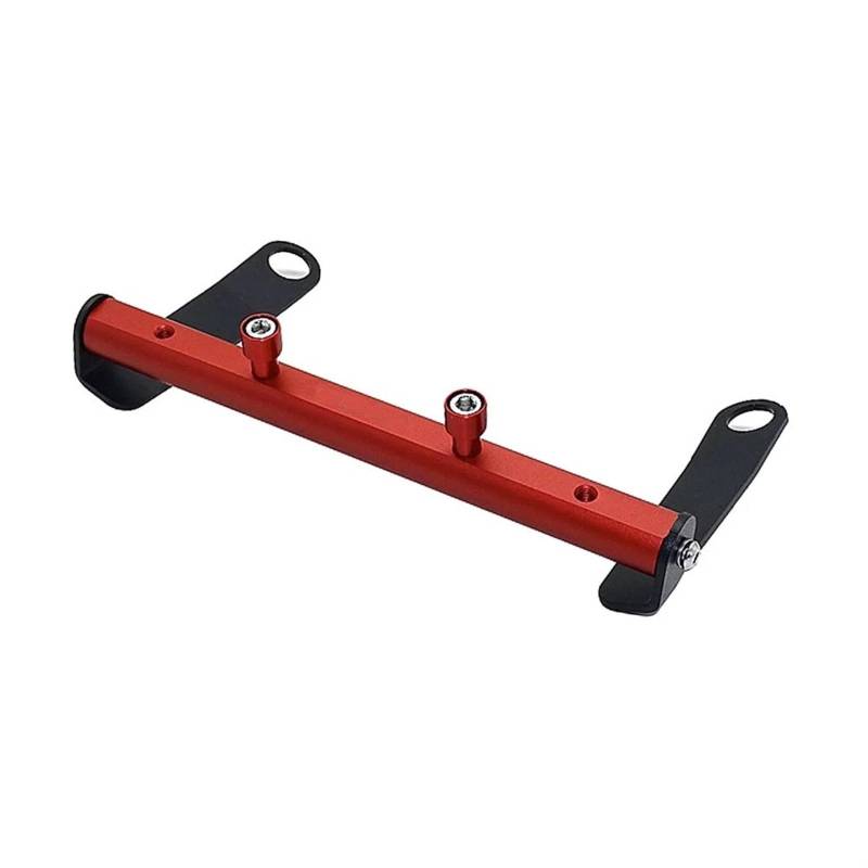 Motorrad Navigationshalterung Motorrad Frontscheibe Expansion Bar GPS Navigation Handy Halterung FÜR VOGE SR4 FÜR MAX FÜR SR4MAX 350 GPS Navigationsplatte Halterung(Rot) von MESKEL