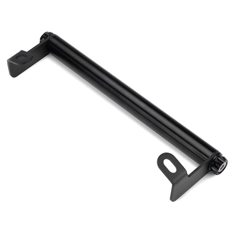 Motorrad Navigationshalterung Motorrad Frontscheibe Expansion Bar GPS Navigation Handy Halterung Für KYMCO DTX360 Für DTX 360 S350 S250 GPS Navigationsplatte Halterung(Schwarz) von MESKEL