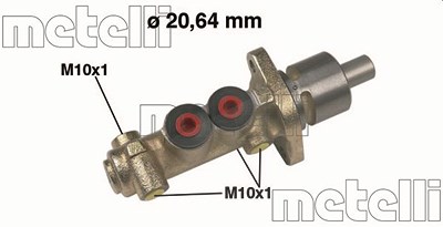 Metelli Hauptbremszylinder [Hersteller-Nr. 05-0149] für Renault von METELLI