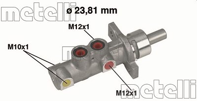 Metelli Hauptbremszylinder [Hersteller-Nr. 05-0362] für Citroën, Peugeot von METELLI