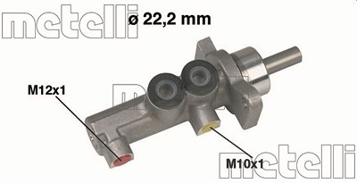 Metelli Hauptbremszylinder [Hersteller-Nr. 05-0381] für Opel, Vauxhall von METELLI