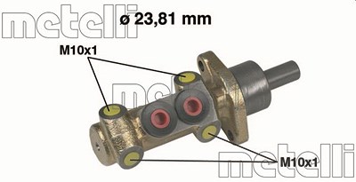 Metelli Hauptbremszylinder [Hersteller-Nr. 05-0398] für Ford, Seat, VW von METELLI