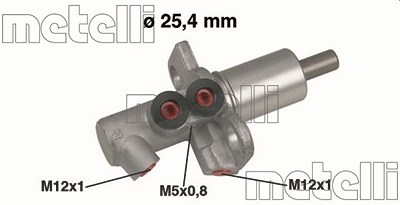 Metelli Hauptbremszylinder [Hersteller-Nr. 05-0458] für Audi, Seat, Skoda, VW von METELLI