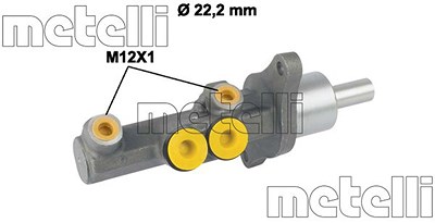 Metelli Hauptbremszylinder [Hersteller-Nr. 05-0720] für Audi, Seat, Skoda, VW von METELLI