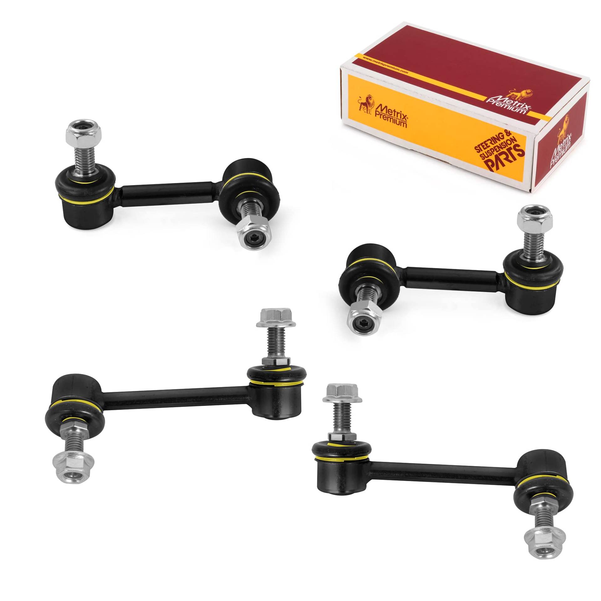 Metrix Premium Stabilisator Bar Link Kit vorne und hinten K80825, K80824, K6667, K6668 passend für 04-07 Buick Rainier, 03-06 Chevrolet SSR, 04-07 Trailblazer, 04-06 Trailblazer EXT, 04-06 GMC Envoy von METRIX PREMIUM CHASSIS PARTS