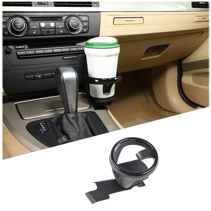 METYOUCAR Auto-Getränkehalter für 3er-Serie E90 E91 E92 E93 2005–2012 Mittelkonsole Auto-Getränkehalter, Kaffee-Getränkedosen, Getränkehalter für Autos von METYOUCAR