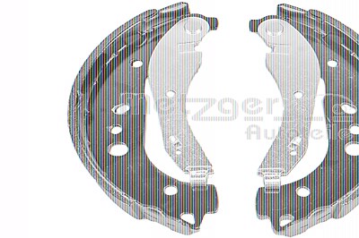 Metzger Bremsbackensatz [Hersteller-Nr. MG159] für Audi, Seat, Skoda, VW von METZGER